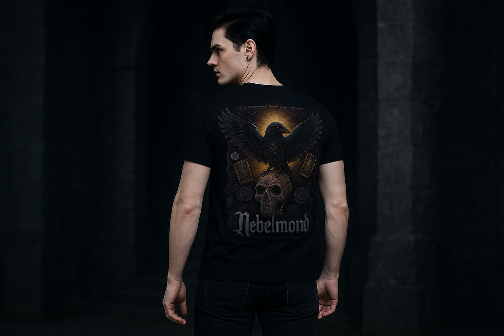 Mann Mockup Raven's Prophecy Premium T-Shirt