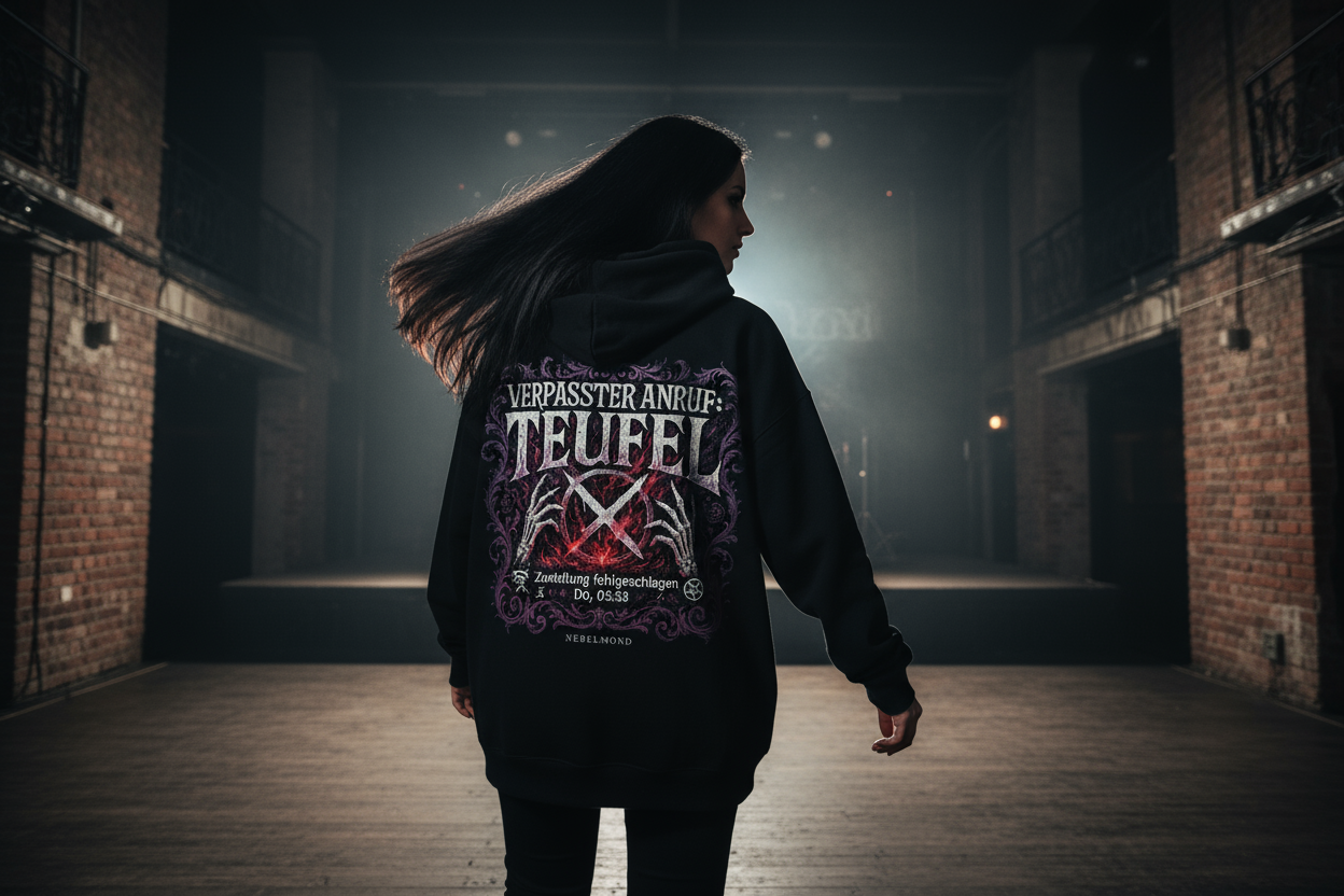 Missed Call Oversized Hoodie Mockup