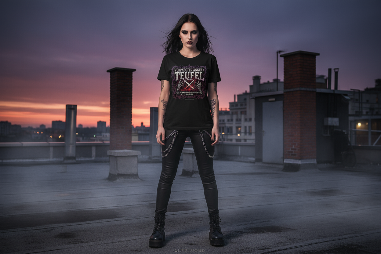 Missed Call Premium T-Shirt Frontprint Mockup