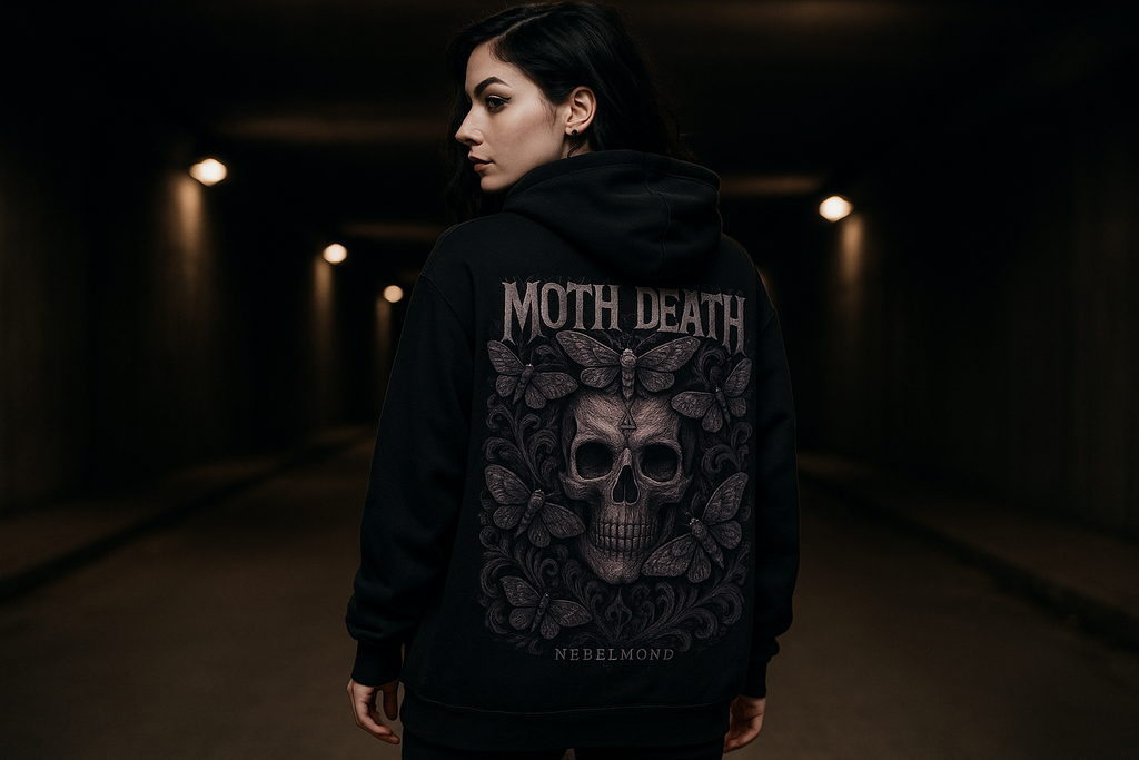 Moth Death Oversized Hoodie
