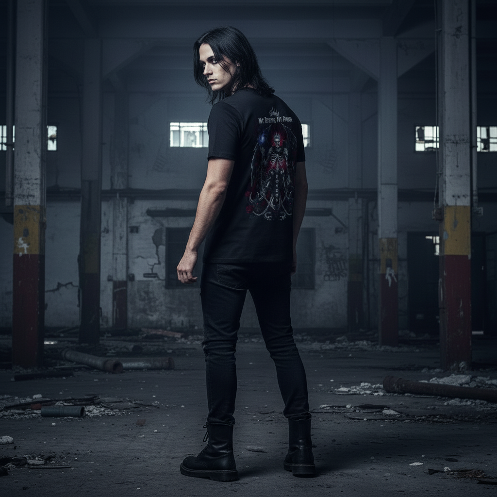 My Demons, My Power Premium T-Shirt Back