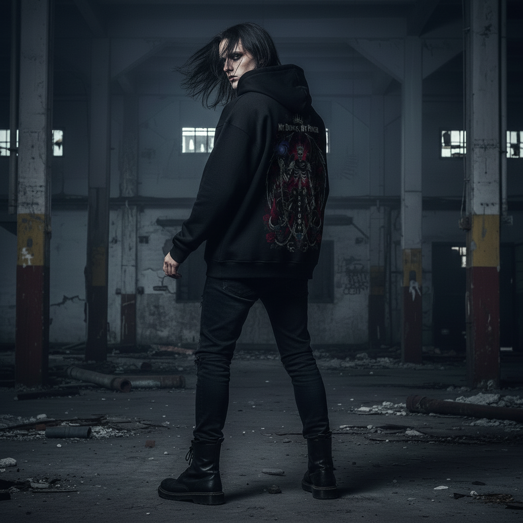 My Demons, My Power Zipper Hoodie Back