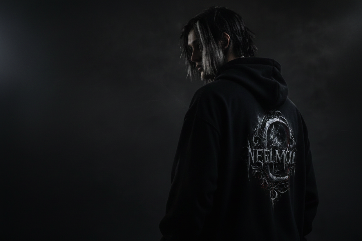 NEBELMOND Logo Backprint Hoodie 16:9