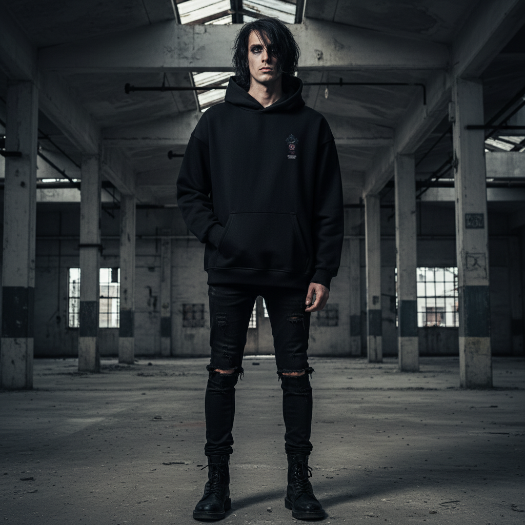 Nocturnal Alchemy Oversized Hoodie Front