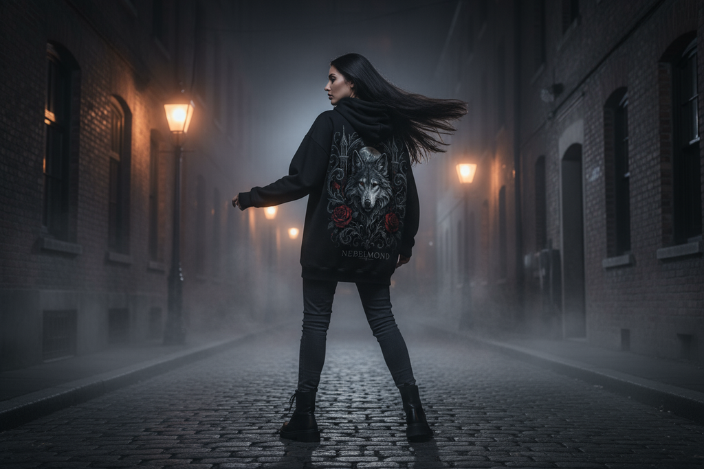 Oversized Hoodie Backprint Mockup