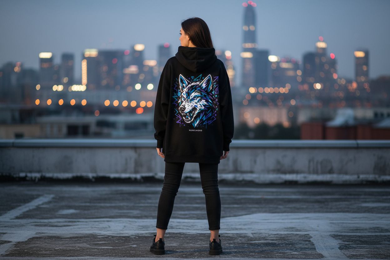 Oversized Hoodie Backprint