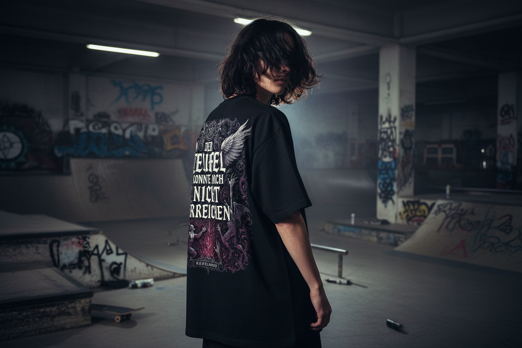 Oversized Shirt Backprint Mockup