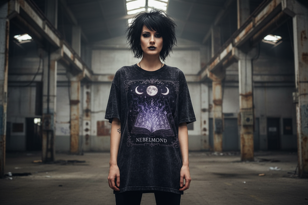 Oversized Shirt Washed Black