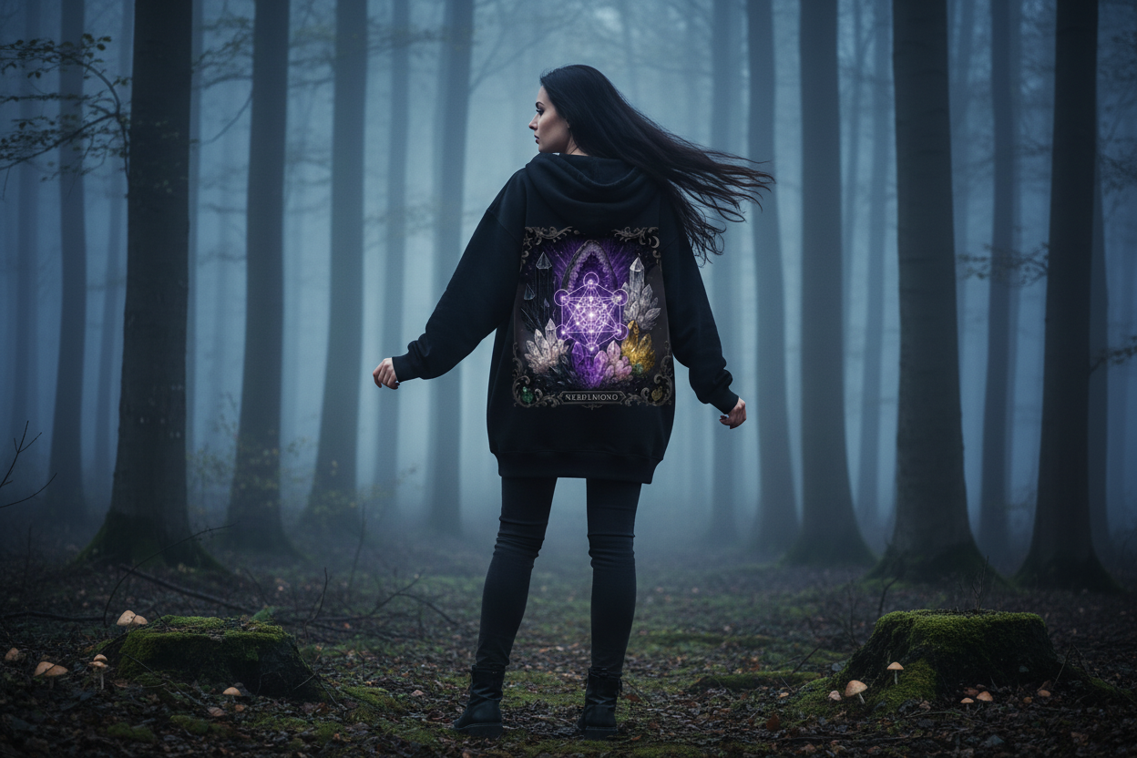 Oversized Zipper Hoodie Back