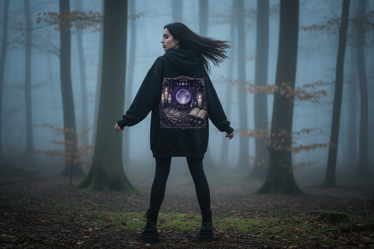 Oversized Zipper Hoodie Back