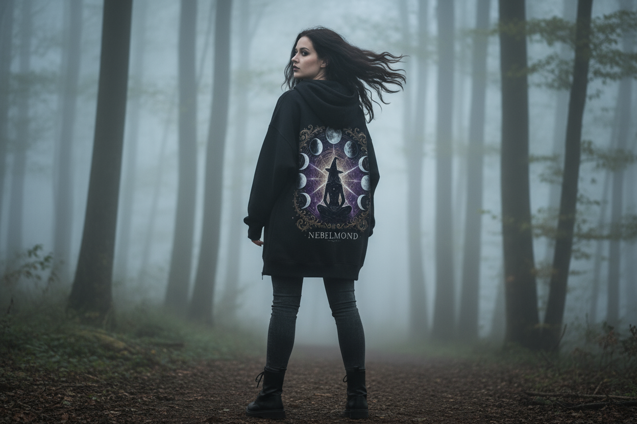 Oversized Zipper Hoodie Back