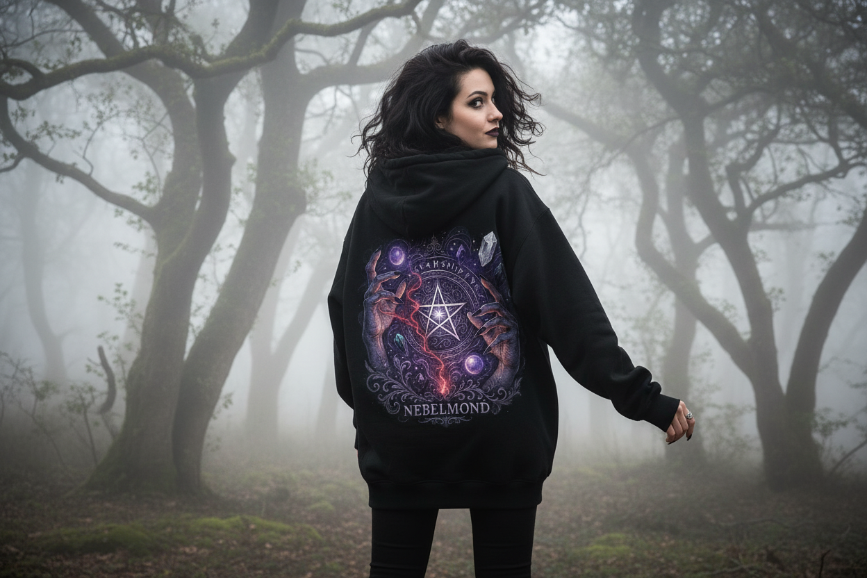 Oversized Zipper Hoodie Back