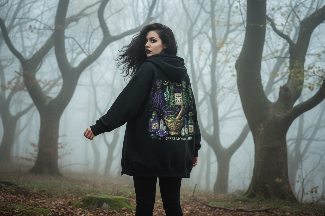 Oversized Zipper Hoodie Back