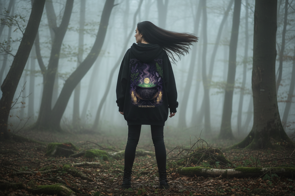 Oversized Zipper Hoodie Back