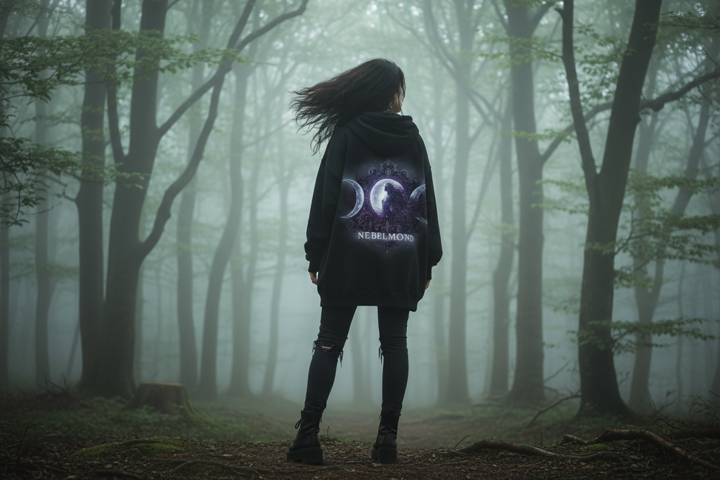 Oversized Zipper Hoodie Back