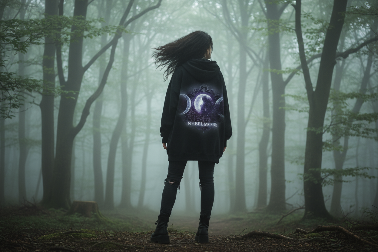 Oversized Zipper Hoodie Back