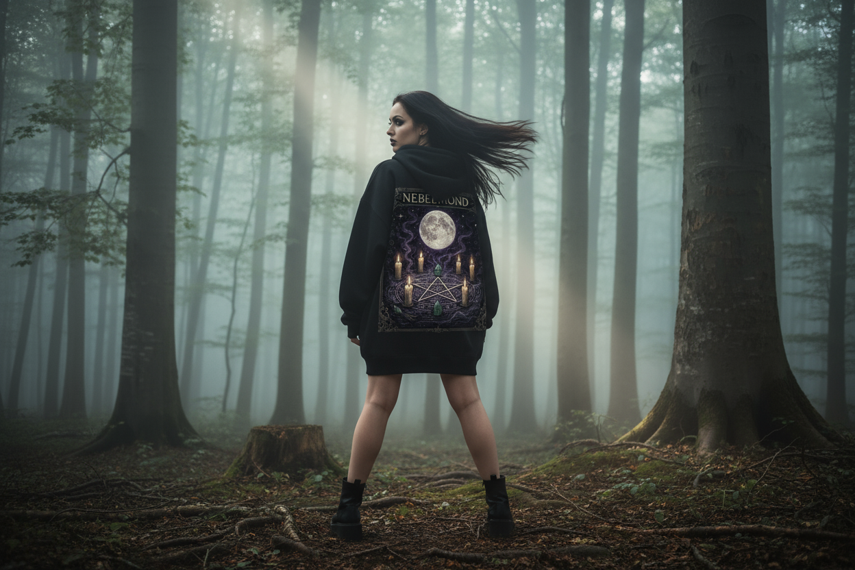 Oversized Zipper Hoodie Back