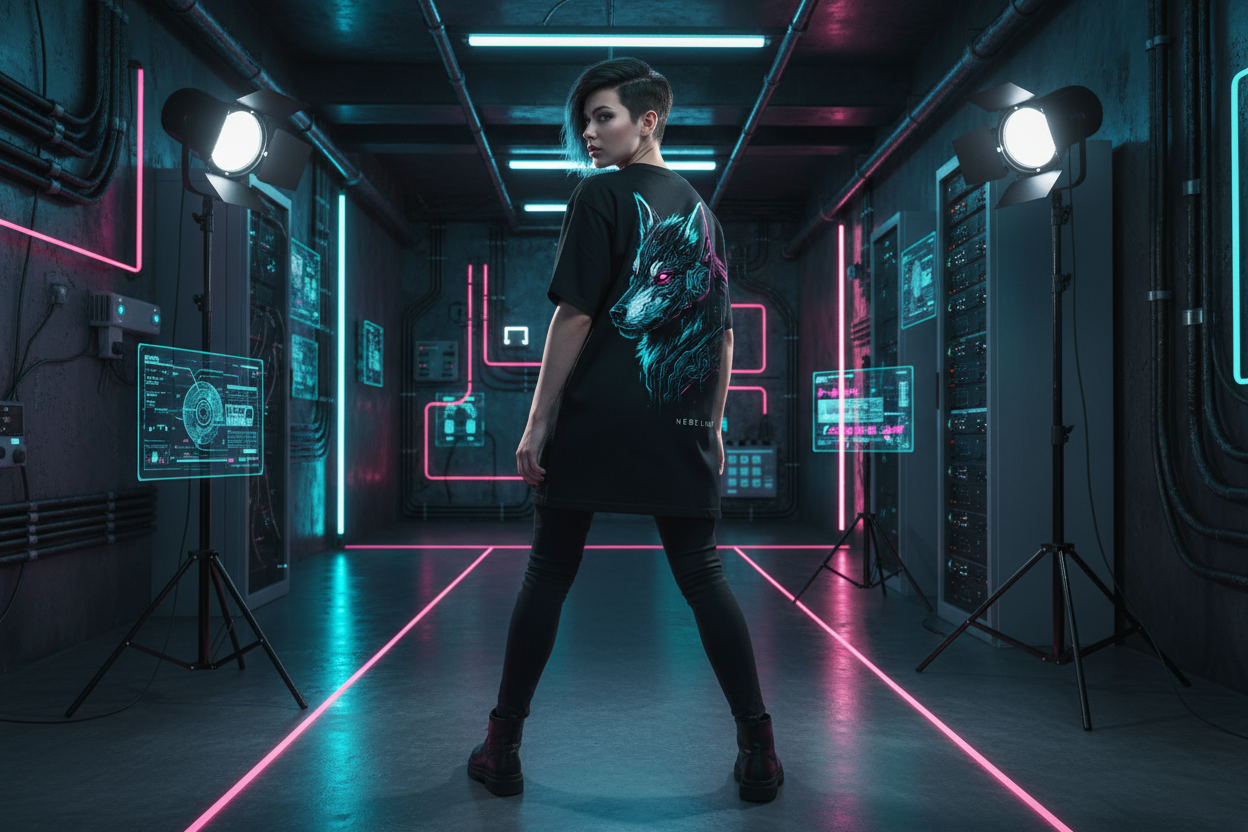 Premium T-Shirt Backprint Mockup