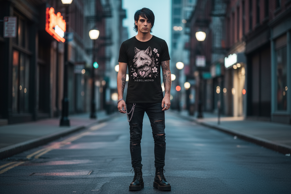 Premium T-Shirt Frontprint Mockup - Korrigiert