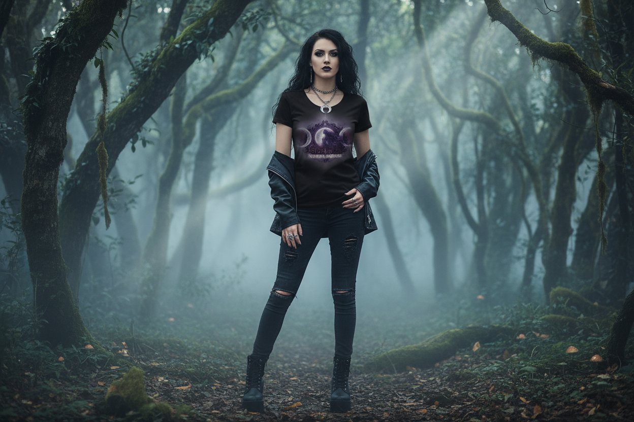 Premium T-Shirt Triple Moon Goddess
