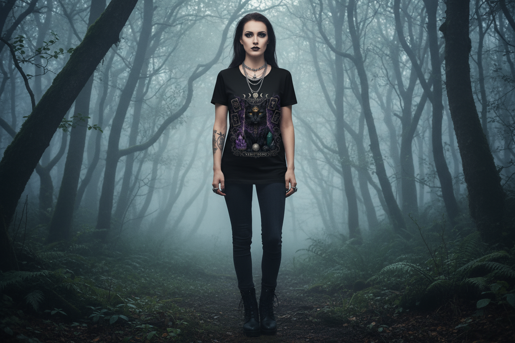 Premium T-Shirt Witch's Familiar