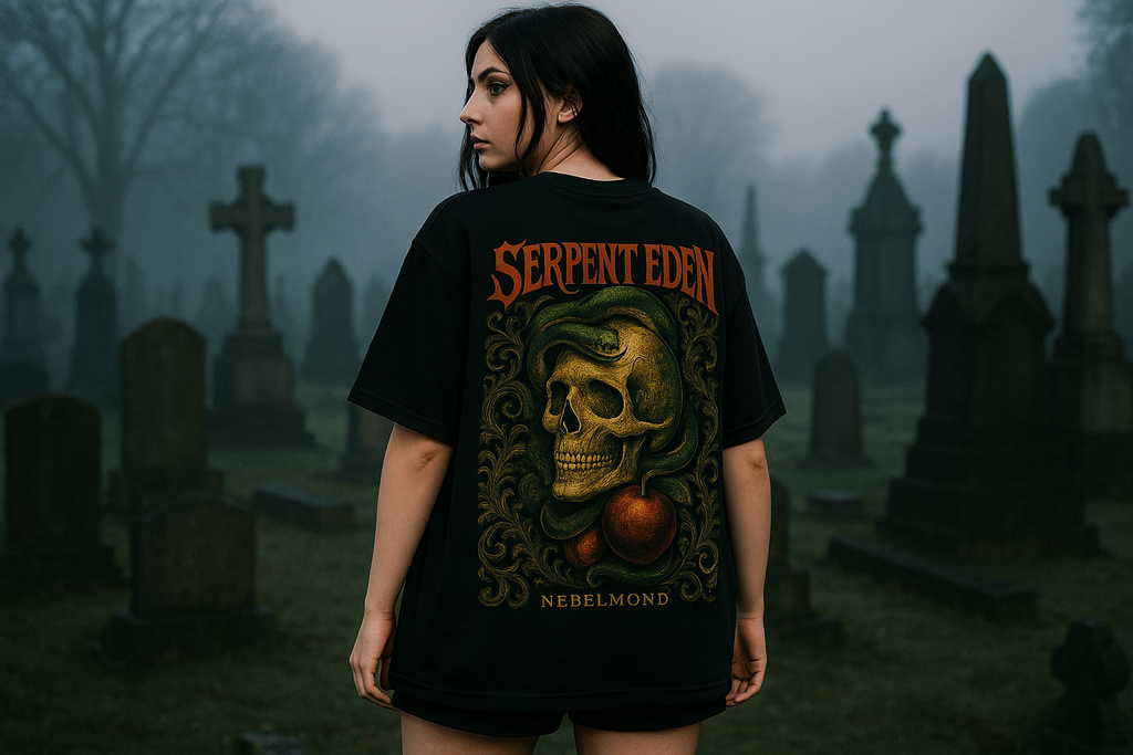 Serpent Eden Oversized Shirt Mockup