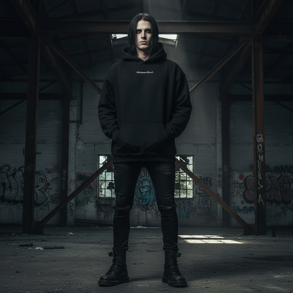 Silent War Within Oversized Hoodie Front