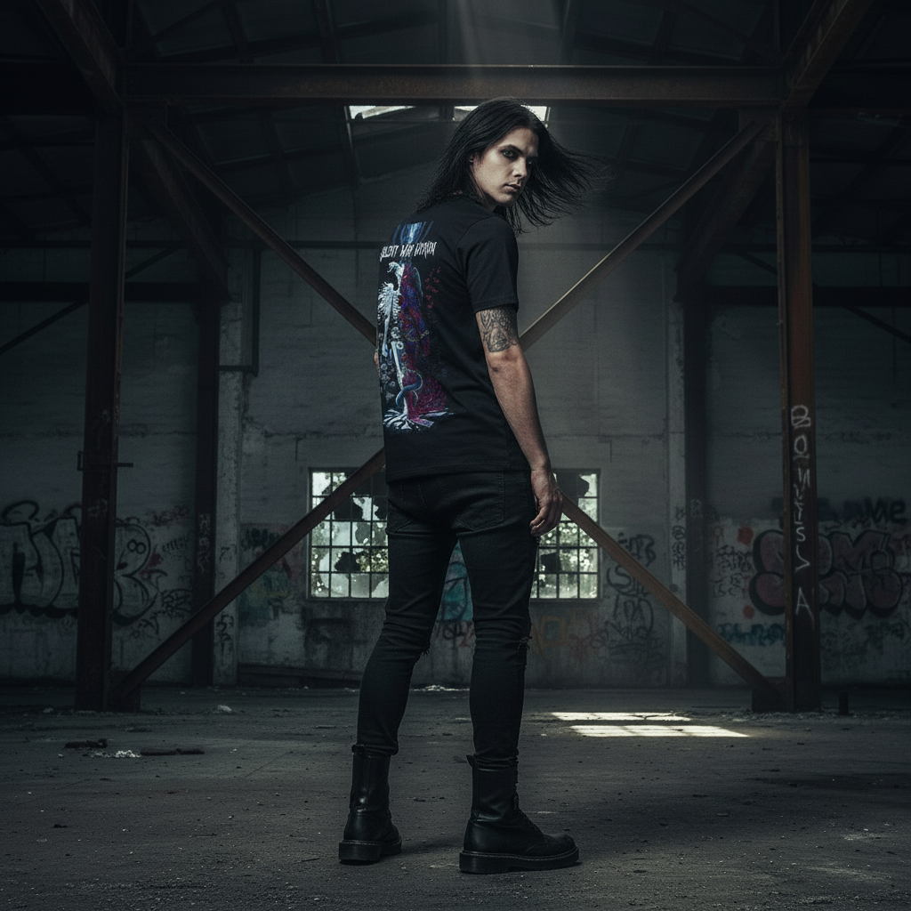 Silent War Within Premium T-Shirt Back