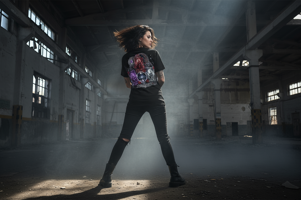 Triple Goddess Spread Premium T-Shirt Back