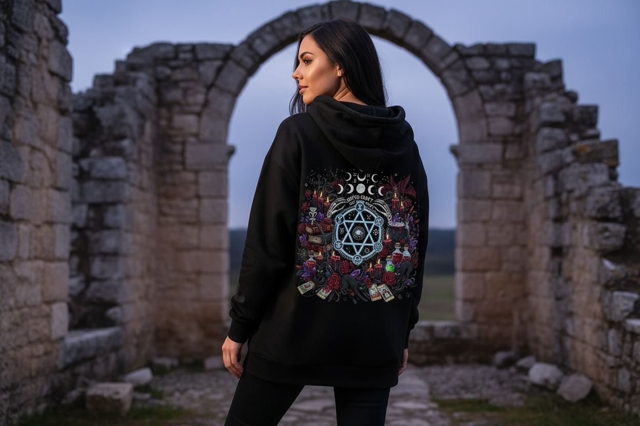 Witch Craft not Weak Craft Oversized Hoodie - Realistisch