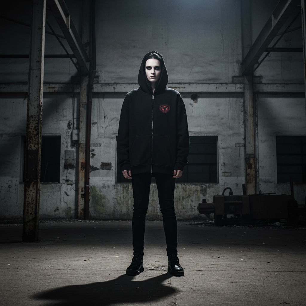 Zipper Hoodie Front - 1:1 Übernahme